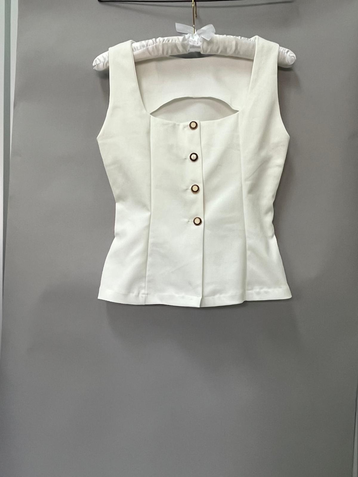 Compleu din stofa de denim usor elastic