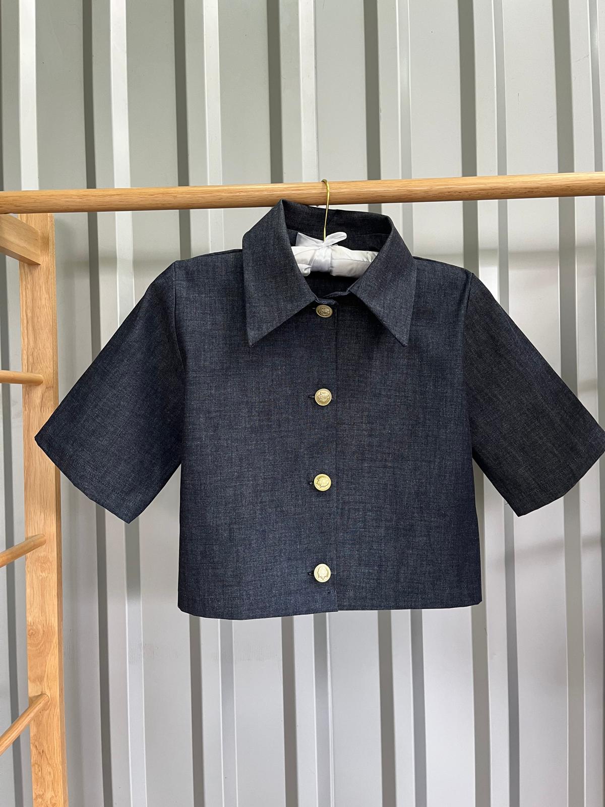 Compleu de denim din bumbac