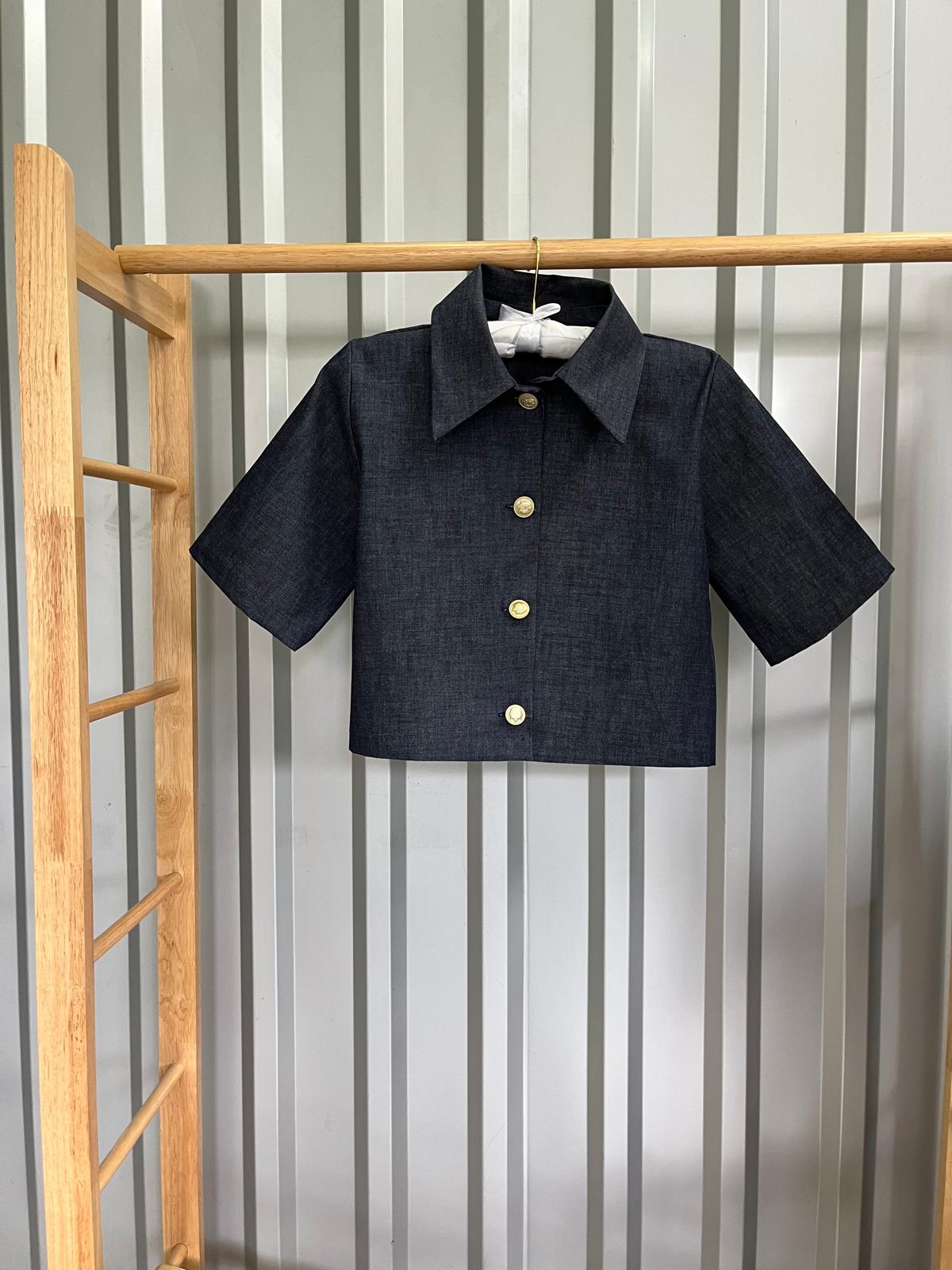 Compleu de denim din bumbac