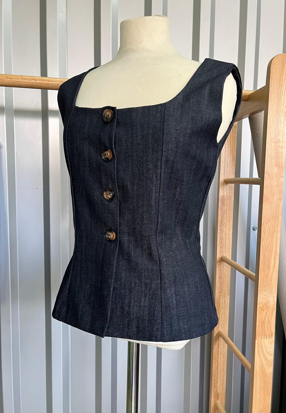 Compleu denim cu bumbac