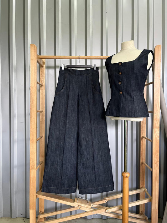 Compleu denim cu bumbac